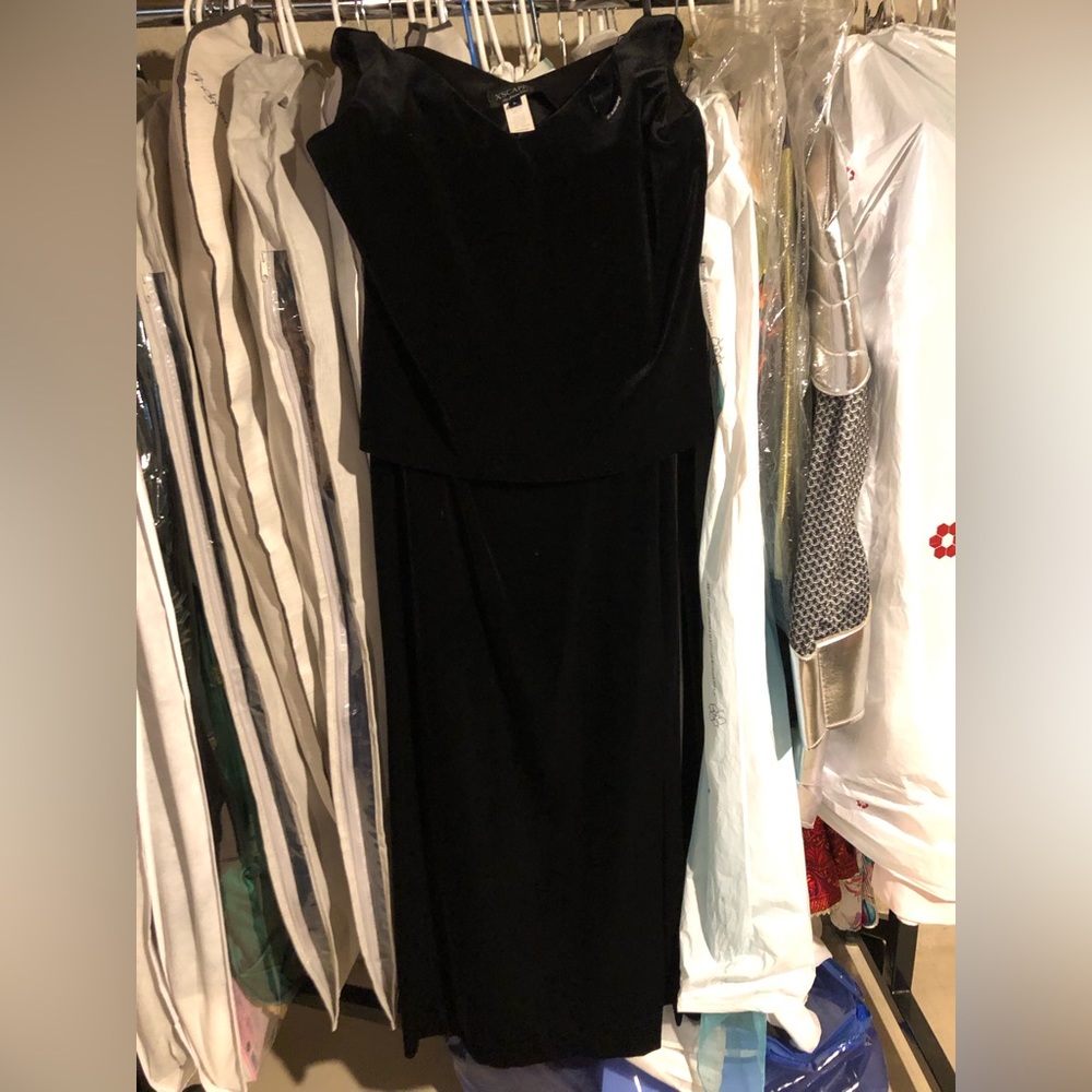 Black velvet set